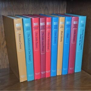 Set Of 10 Vintage Garden City Children's Classics Hardcover Books 1956